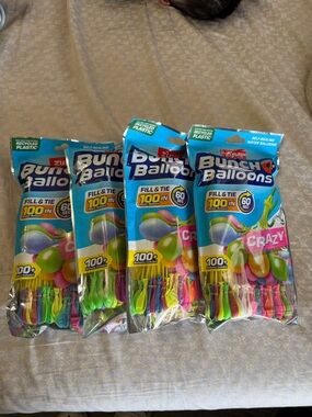 Lot of 4 Bunch O balloons Water Balloons